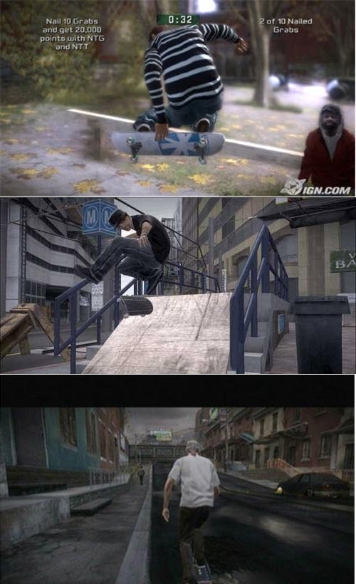 極限滑板：練習場