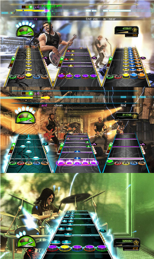 吉他英雄 金屬樂隊